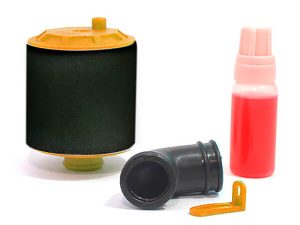 Fastrax 1/10th Air Filter Re-Buildable - Orange