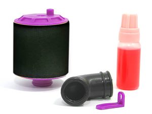 Fastrax 1/10th Air Filter Re-Buildable - Purple