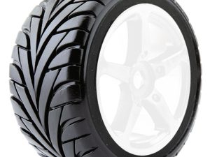 FASTRAX 1/8 TRUGGY EAGLE MTD ON 5-SPOKE WHITE 0 OFFSET(PR)