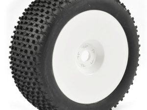 FASTRAX 1/8 TRUGGY X-BLOCK MTD ON WHITE DISHED 0 OFFSET(PR)