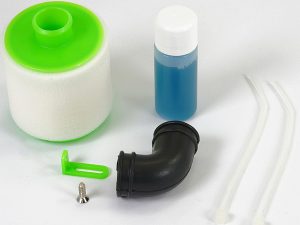 Fastrax 1/8th Air Filter w/Oil Re-Buildable - Green