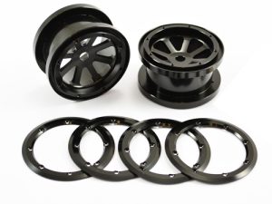 FASTRAX AXIAL 8 SPOKE 2.2 ALLOY BEADLOCK WHEELS (WRAITH)