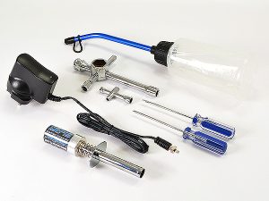 FASTRAX NITRO STARTER SET (EURO PLUG) with 3000mah GLOW STARTER