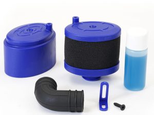 Fastrax Waterproof Air Filter 1/8th w/Air Filter Oil - Blue