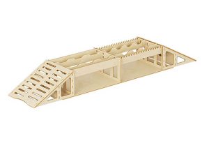 FASTRAX WOOD BOARD CLIMBING RAMP/TABLETOP 89x18.2x11cm