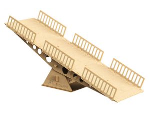 FASTRAX WOOD BOARD CLIMBING SEE/SAW 60x18.5x26.2cm