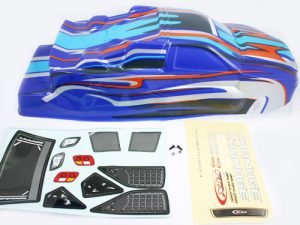 FTX CARNAGE ST PRINTED BODY - OPTION BLUE/ORANGE