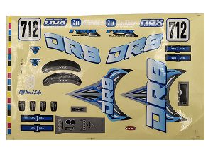 FTX DR8 DECAL - BLUE