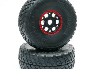 FTX GRAND APACHE MOUNTED WHEEL & TYRE (PR) - RED