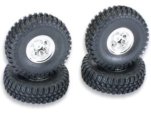 FTX OUTBACK MINI X 2.0 FINDER MOUNTED TYRES/CHROME WHEELS