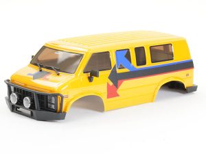 FTX OUTBACK MINI XP EVO VAN COMPLETE BODY - MUSTARD YELLOW
