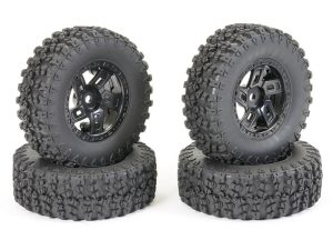 FTX OUTBACK MINI X/XP TRACKING A/T MOUNTED TYRE SET (4PC)