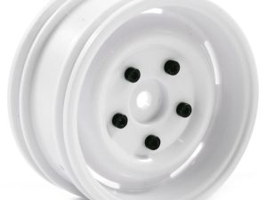 FTX OUTBACK STEEL LOOK LUG WHEEL (2) - WHITE