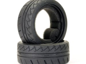 FTX STINGER FRONT 26MM RUBBER TYRE w/INSERTS (PR)