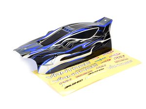 FTX VANTAGE PRINTED EP BUGGY BODY - BLACK (BRUSHLESS)