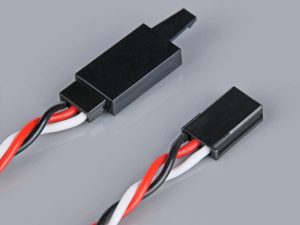 Radient Futaba Twisted HD Extension Lead with Clip 200mm