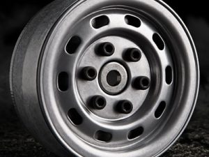 GMADE 1.9 SR02 BEADLOCK WHEELS (SEMIGLOSS SILVER) (2)