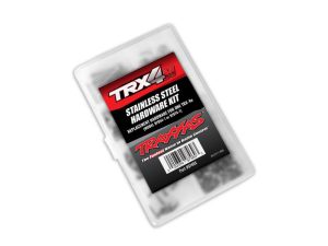 Traxxas Hardware kit, stainless steel, complete (contains all stainless steel hardware used on 1:18 Ford Bronco or Land Rover Defender) (includes body hardware and Clear plastic storage container)