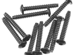 AXIAL Hex Socket Tapping Button Head M3x20mm, Black (10)