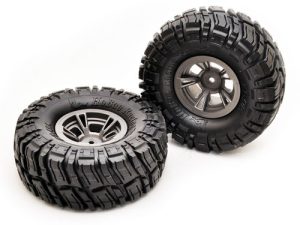 HOBAO DC-1 WHEELS & TIRES SET (1.9") , 2 PCS.