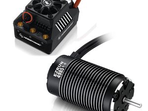 HOBBYWING COMBO EZRUN MAX6 V3 ESC 4985-1650KV MOTOR (BLACK) 5MM