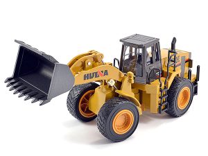HUINA 1/40 DIECAST WHEEL LOADER STATIC MODEL