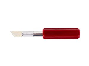 Excel K5 Knife, Heavy Duty Red Plastic Handle with Safety Cap (Carded)
