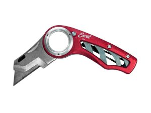 Excel K60 Revo Folding Utility Knife, Red (Carded)
