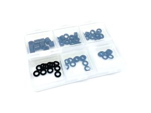 Klinik RC Alloy 3mm Washers (60) with Box Black