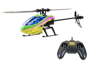 KOOTAI F03 4CH SINGLE BLADE FLYBARLESS HELICOPTER YELLOW/GREEN