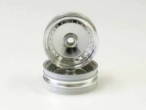Kyosho Scorpion 2014 Shiny Chromed Front Wheel 2.0 inches (2)