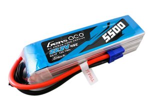 GENSACE Li-Po G-Tech 6S 22.2V 5500mAh 45C with EC5