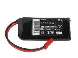 Radient LiPo 1S 650mAh 3.7V 35C JST