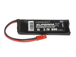 Radient LiPo 1S 800mAh 3.7V 35C JST