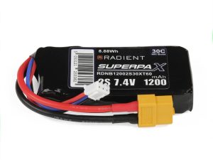 Radient LiPo 2S 1200mAh 7.4V 30C XT60