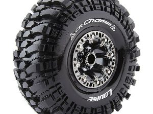LOUISE RC CR-CHAMP 1/10 2.2 SUPER SOFT BLACK CHROME HEX 12MM