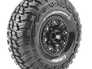 LOUISE RC CR-GRIFFIN 1/10 2.2 SUPER SOFT BLACK HEX 12MM