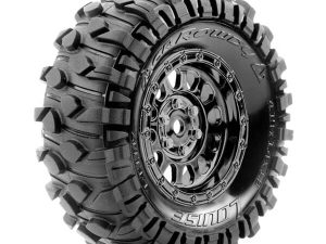 LOUISE RC CR-ROWDY 1/10 SUPER SOFT BLACK CHROME HEX 12MM