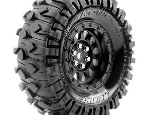 LOUISE RC CR-ROWDY 1/10 SUPER SOFT BLACK HEX 12MM