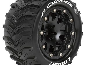 LOUISE RC MT-CYCLONE 1/10 SOFT HEX 14MM BLACK ARRMA GRANITE BLACK