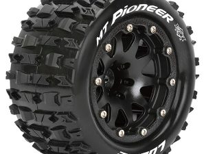 LOUISE RC MT-PIONEER 1/10 SOFT BEAD-LOCK/0 OFFSET HEX 12MM BLACK