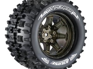 LOUISE RC MT-PIONEER 1/10 SOFT HEX 14MM BLACK CHROME ARRMA