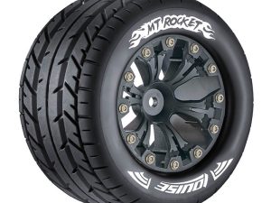 LOUISE RC MT-ROCKET 1/10 SOFT 0 OFFSET BLACK EP STAMPEDE 2