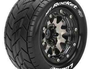 LOUISE RC MT-ROCKET 1/10 SOFT HEX 14MM BLACK ARRMA GRANITE