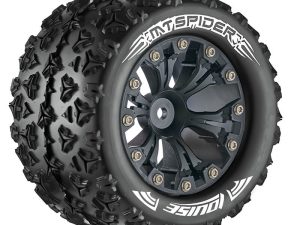 LOUISE RC MT-SPIDER 1/10 SOFT 0 OFFSET BLACK EP STAMPEDE 2