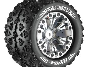 LOUISE RC MT-SPIDER 1/10 SOFT 0 OFFSET CHROME EP STAMPEDE 2
