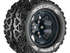 LOUISE RC MT-SPIDER 1/10 SOFT HEX 14MM BLACK ARRMA GRANITE