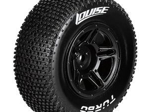 LOUISE RC SC-TURBO 1/10 RR SOFT SLASH RR , SLASH 4*4 F/R BLACK