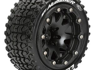 LOUISE RC ST-HUMMER 1/10 SOFT BEAD-LOCK/0 OFFSET HEX 12MM BLACK