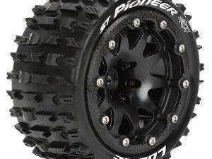 LOUISE RC ST-PIONEER 1/10 SOFT BEAD-LOCK/0 OFFSET HEX 12MM BLACK